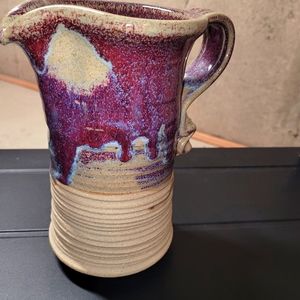 Pottery pitcher